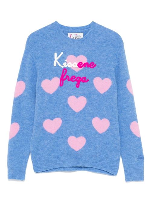 Maglione bambina azzurro MC2 SAINT BARTH Kids | PRINCESS P 00140G33 EMB